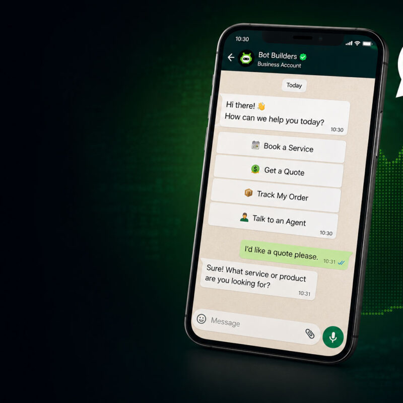 WhatsApp chatbot for business automation in South Africa