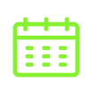 Icon representing bookings and appointments automation via WhatsApp chatbot