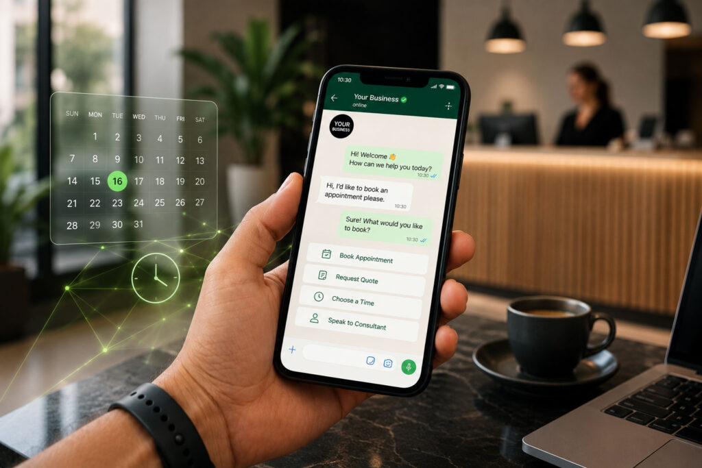 Image related to whatsapp booking systems for service businesseswhatsapp automation for logistics companies