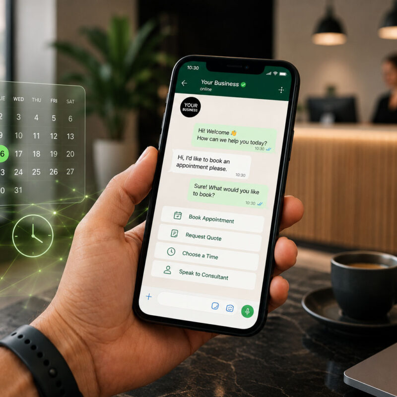 Image related to whatsapp booking systems for service businesseswhatsapp automation for logistics companies